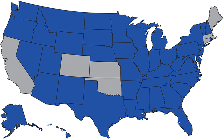 surcharge map
